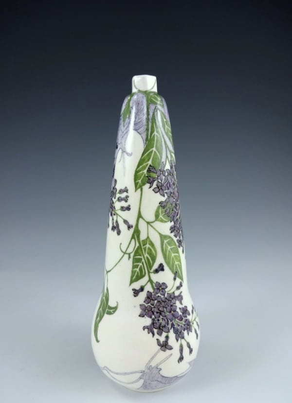 A Rozenburg den haag-eggshell porcelain-vase with purple lilac by- Sam Schellink-1906-image6