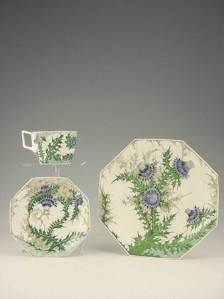 Rozenburg porcelain service thistles1 1 - Sold