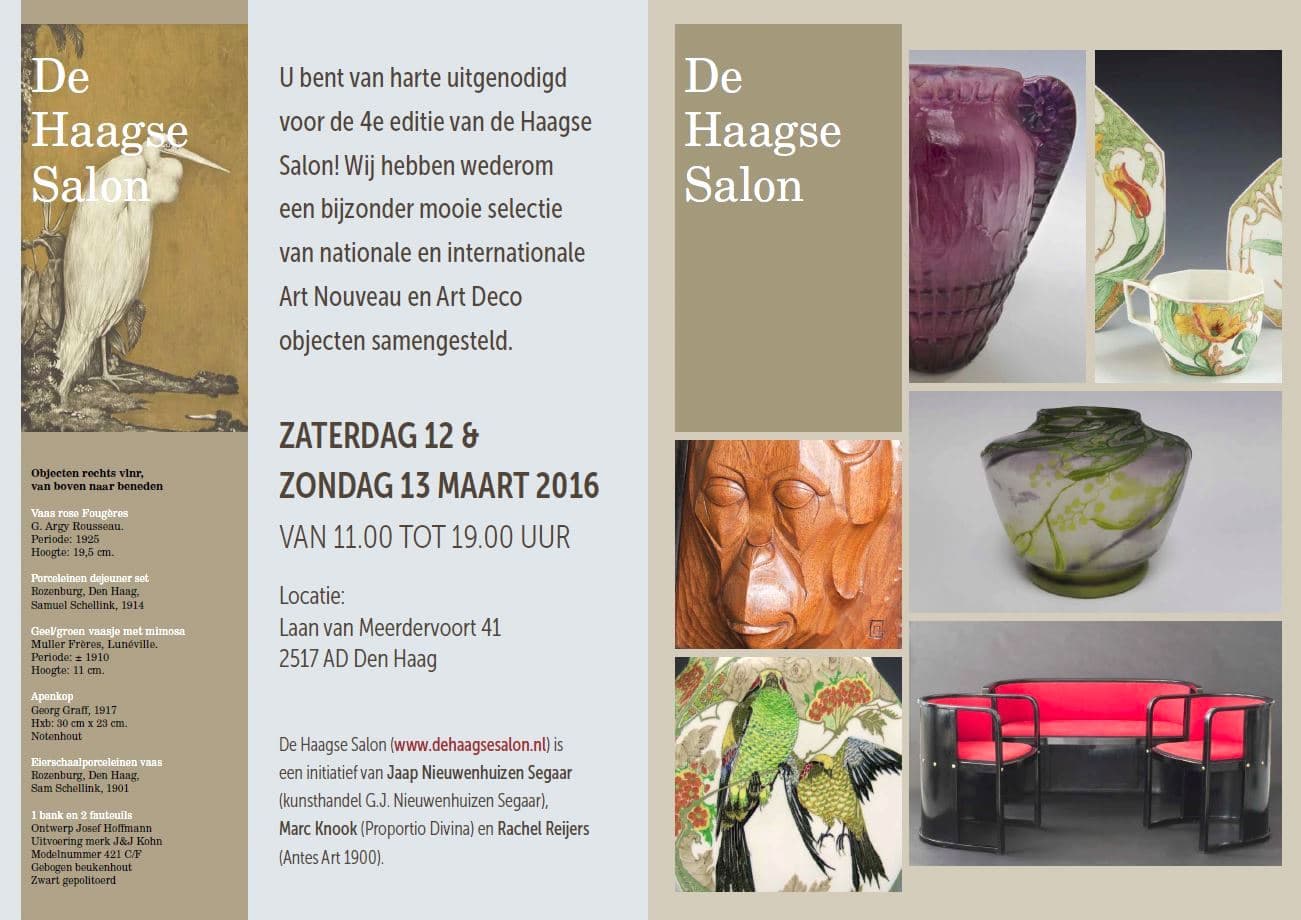 Voorjaarsexpositie ~de Haagse salon~ zaterdag 12 en zondag 13 maart | Proportio Divina Kunsthandel