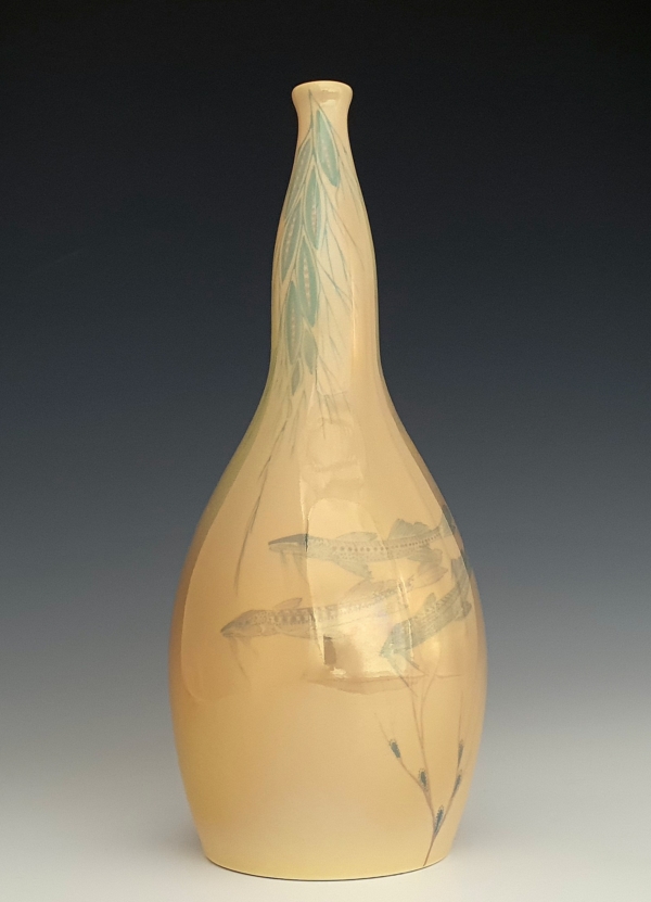 Proportio Divina | Amphora Holland lusterglaze vase circa 1910