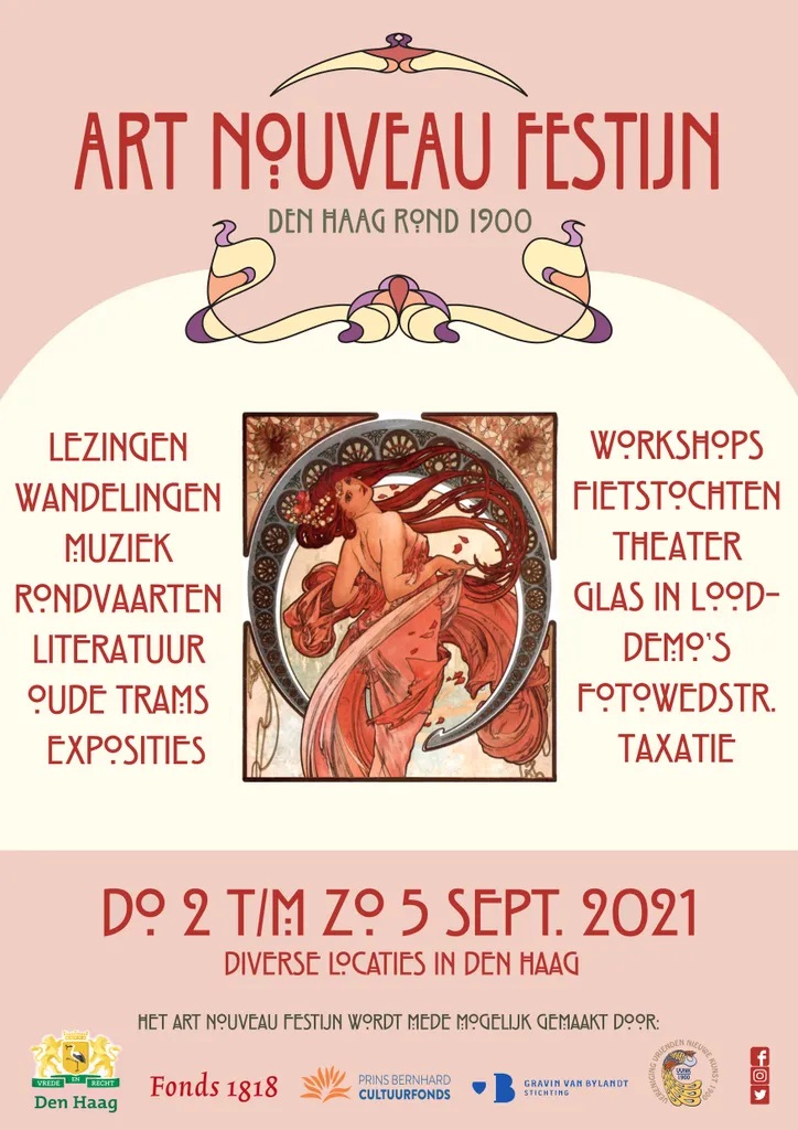 Art Nouveau Festijn 2021 - expositie De Haagse Salon tijdens Art Nouveau Festijn Den Haag 2021