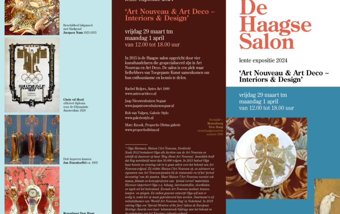 De Haagse Salon lente expo 2024 flyer buitenzijde 700x441 - Proportio Divina Gallery