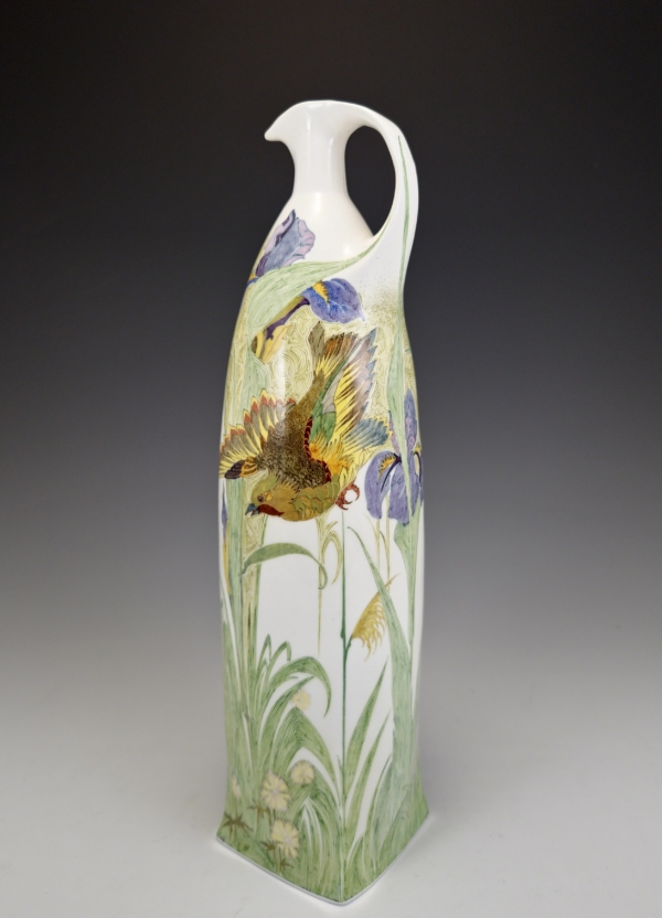 Rozenburg Den Haag eggshell porcelain pitcher Samuel Schellink 1908 pic6